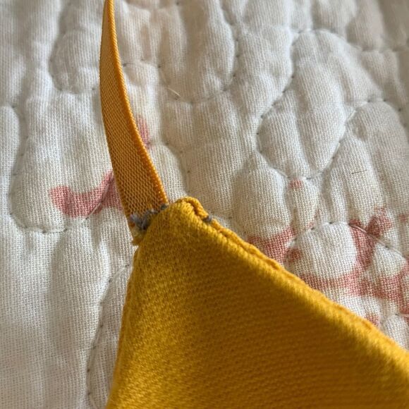 Mikey and Joey Yellow-Gold spaghetti strap ruffle tank top - Picture 16 of 16